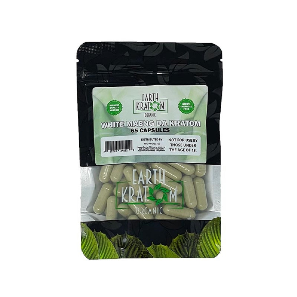 Earth Kratom White Maeng Da 65 Capsules