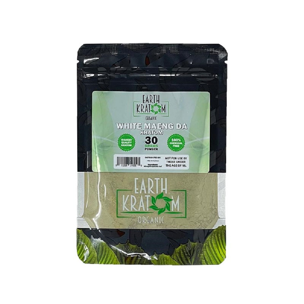 Earth Kratom White Maeng Da Powder 30g