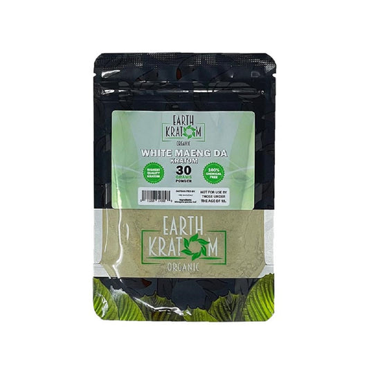 Earth Kratom White Maeng Da Powder 30g