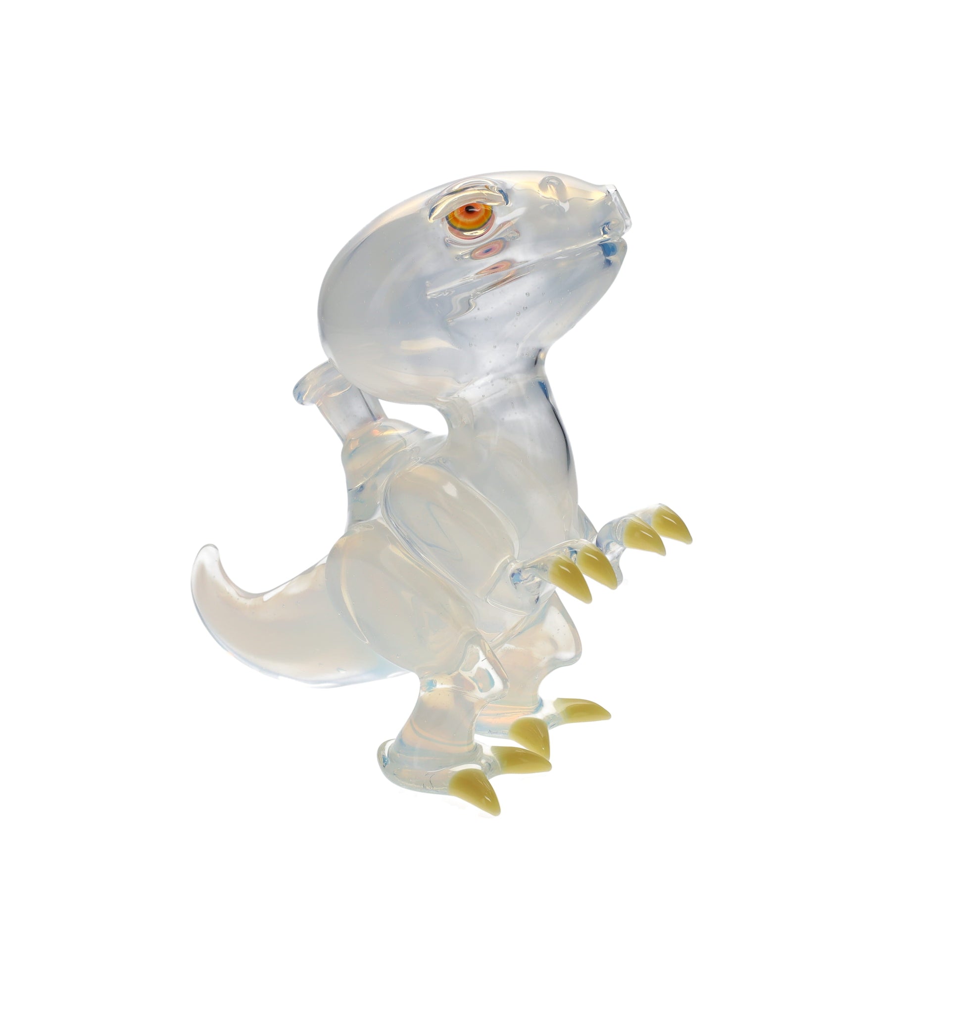 Elbo Glass Closed Mouth Raptor Rig - Secret White