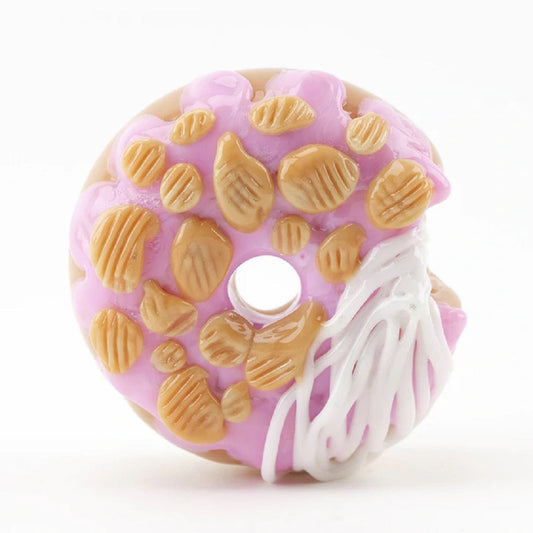 Empire Glassworks Pink Donut Bite Me Dry Pipe SALE