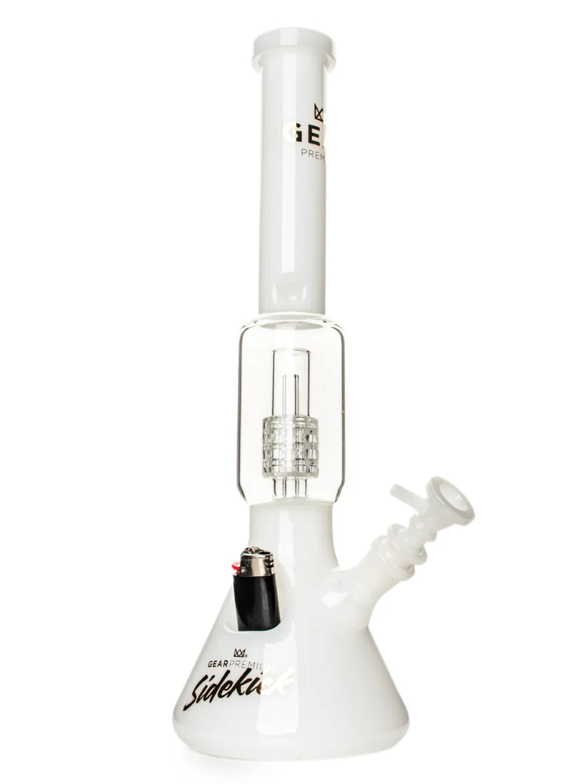 Gear Premium 15.5" Sidekick Boost Beaker Waterpipe w/ Lighter - Assorted Colors