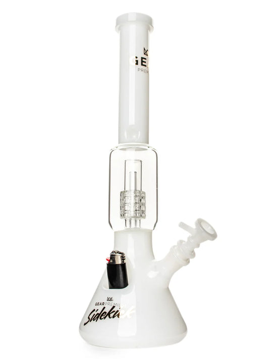 Gear Premium 15.5" Sidekick Boost Beaker Waterpipe w/ Lighter - Assorted Colors