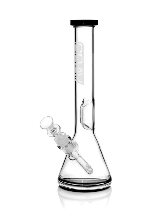 GRAV® Medium Black Beaker Base Water Pipe