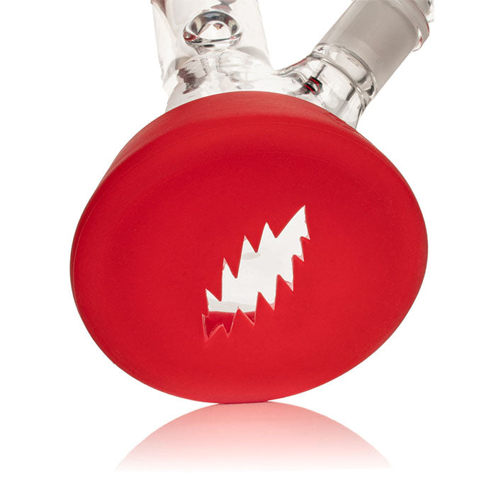 Grateful Dead x Gear Premium 10" Steal Your Face Beaker Water Pipe with Silicone Base