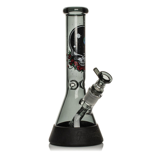 Grateful Dead x Gear Premium 10" Space Your Face Beaker Water Pipe with Silicone Base