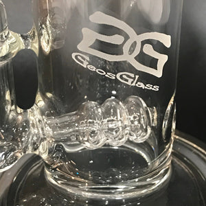 Geo's Glass Shredder Straight Tube - 14"