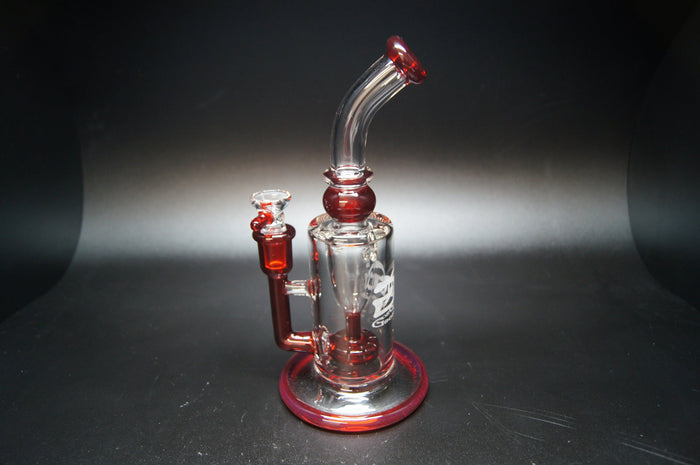 Geos Glass Pomegranate Incycler Bubbler