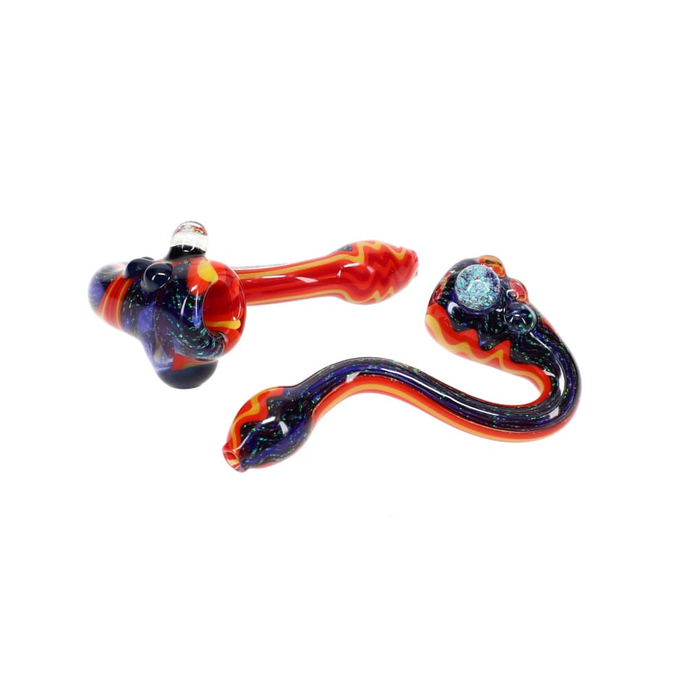 Gladstone Glass Crushed Opal Drop Sherlock