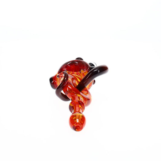 Gladstone Glass Fire Wormhole Spoon