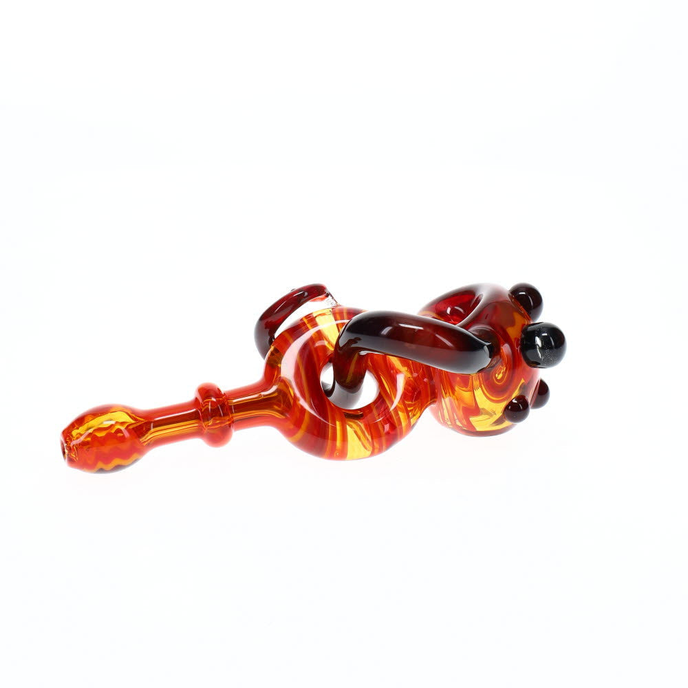 Gladstone Glass Fire Wormhole Spoon