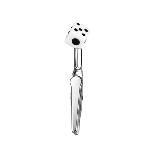 Glass Roach Clip - Dice