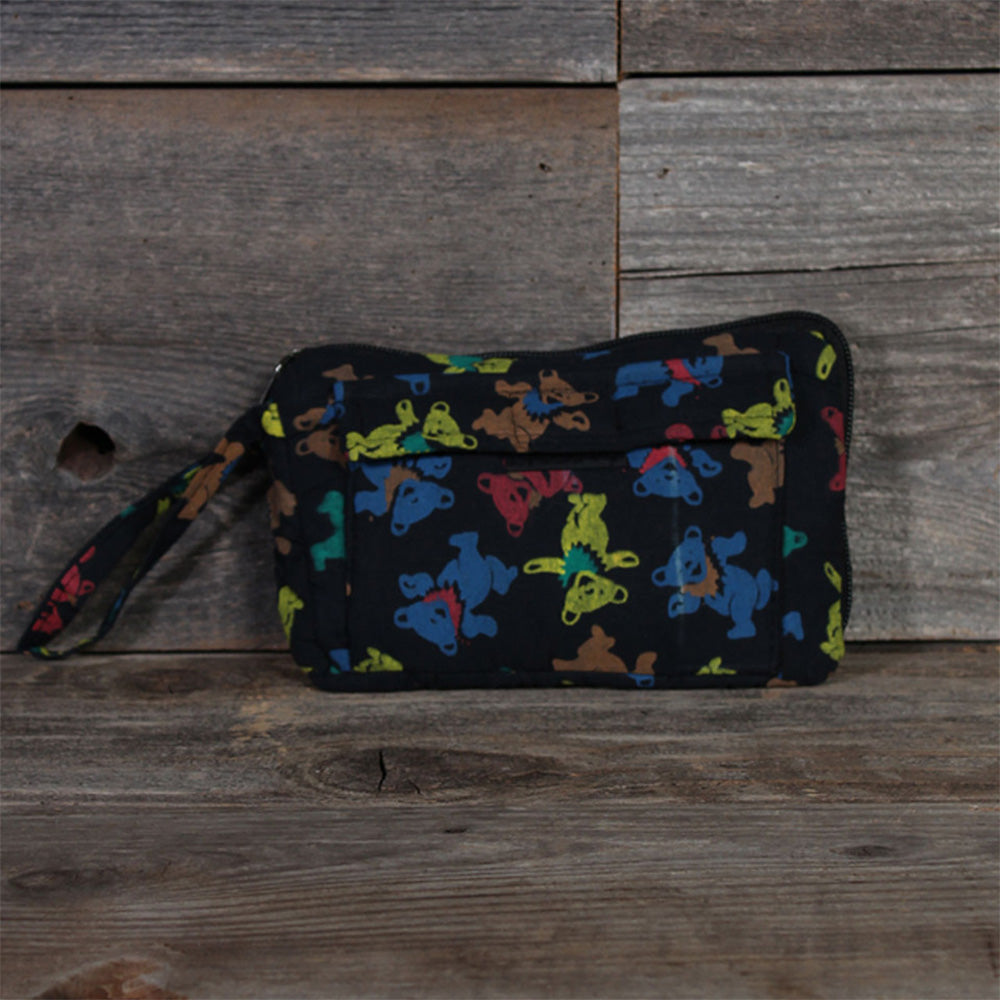 Grateful Dead Padded Stash Bag w/ Double Pockets - 8x5