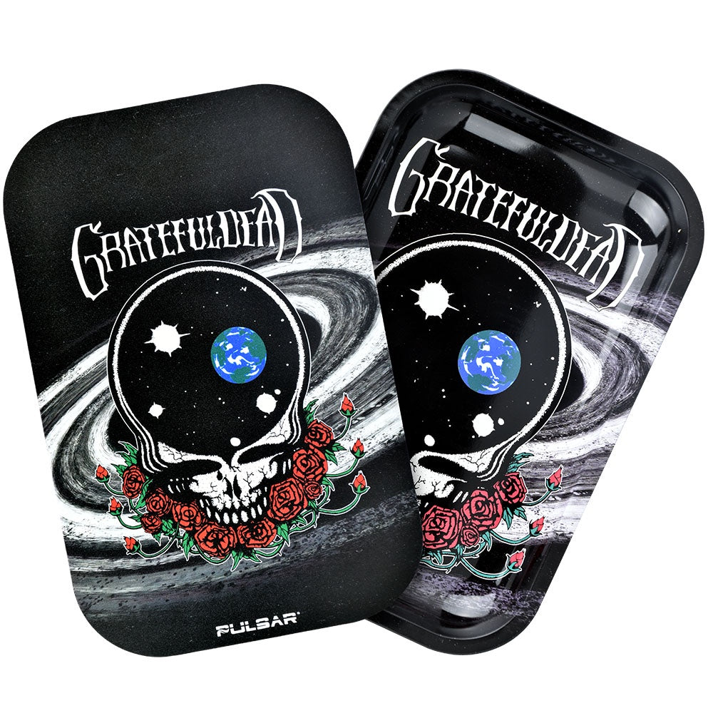 Pulsar x Grateful Dead Space Your Face Galaxy Metal Rolling Tray with Lid