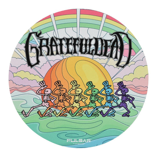 Pulsar x Grateful Dead 8" Fabric Top DabPadz - Under The Rainbow