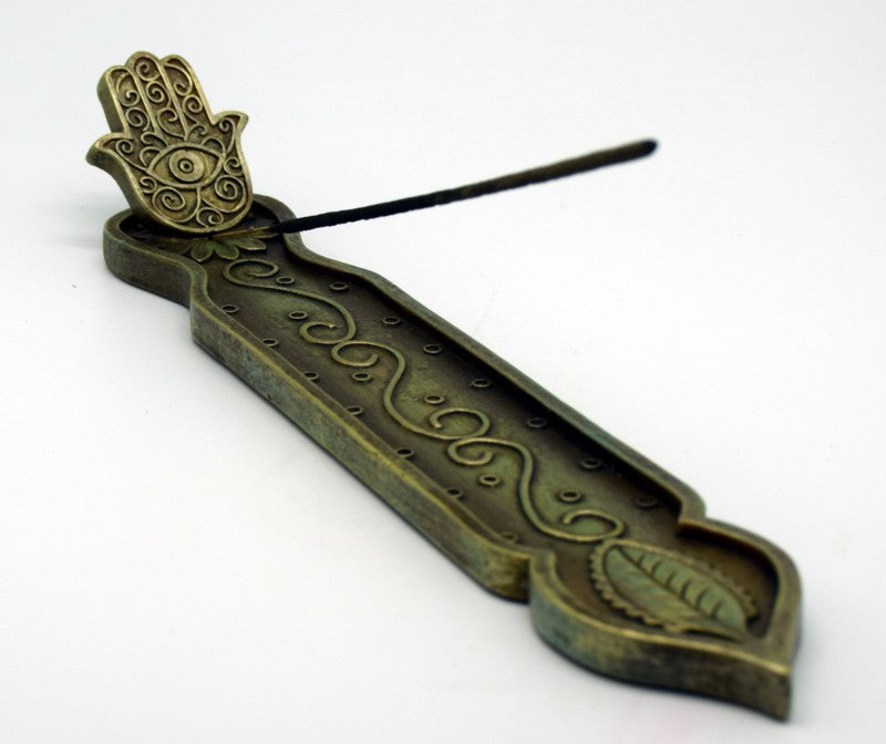 Hamsa Boat Incense Burner