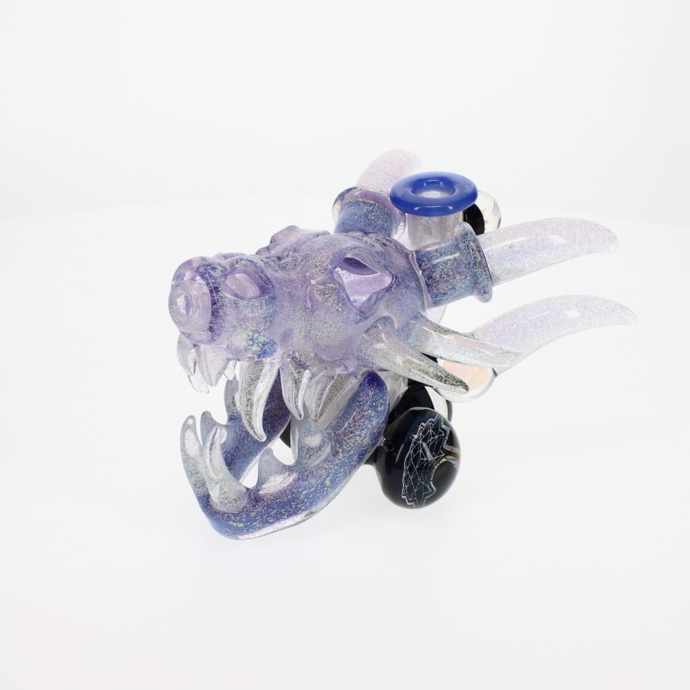 Hicdogg Glass Slain Dragon Full Dichro Bubbler