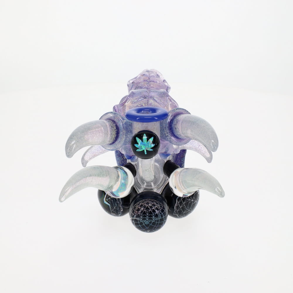 Hicdogg Glass Slain Dragon Full Dichro Bubbler