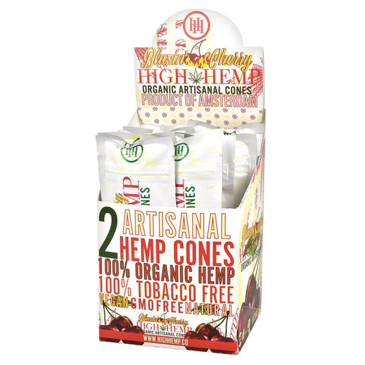 High Hemp Organic Artisanal Pre-rolled Cones - Blazin' Cherry SALE