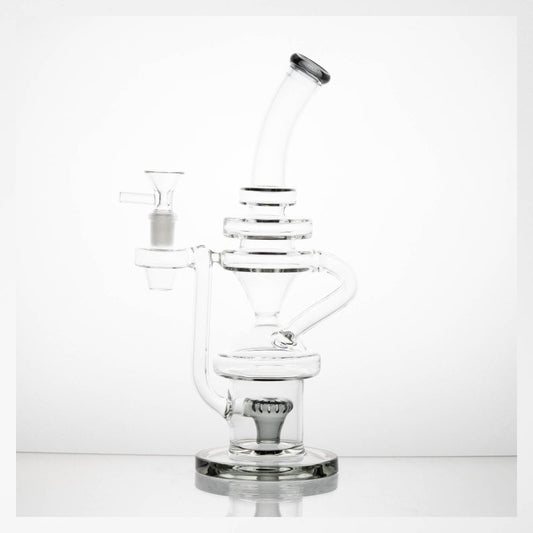 Clear Rings Tall Recycler