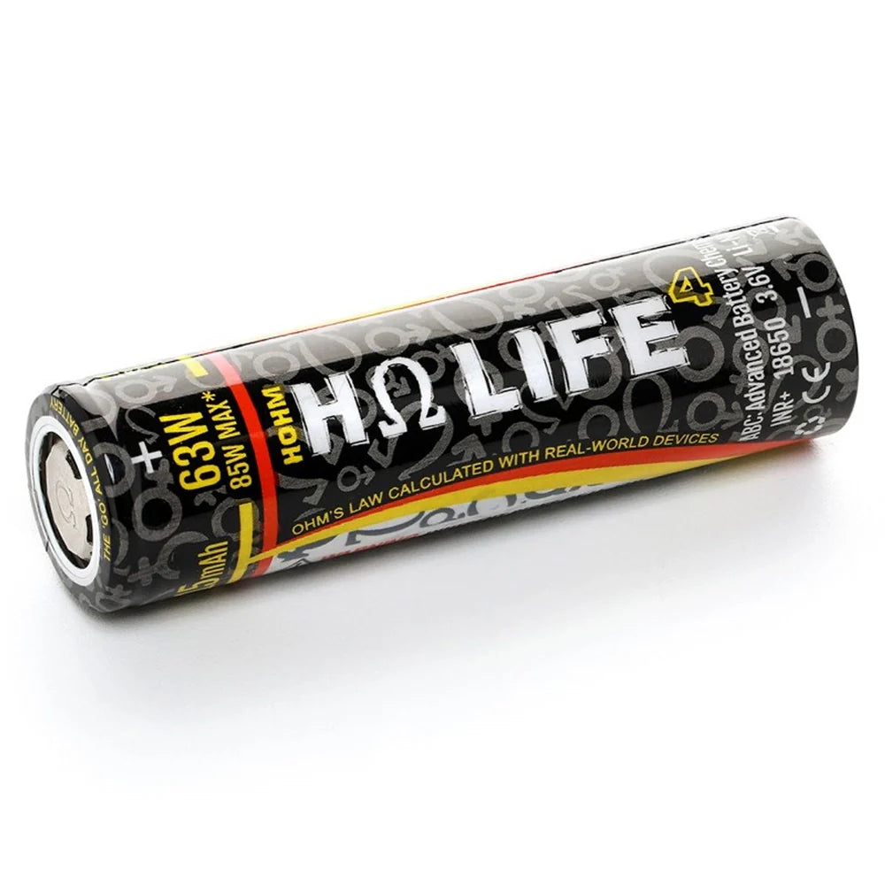 Hohm Life4 Battery E-Cig 18650 3015mAh 63W - 2pk