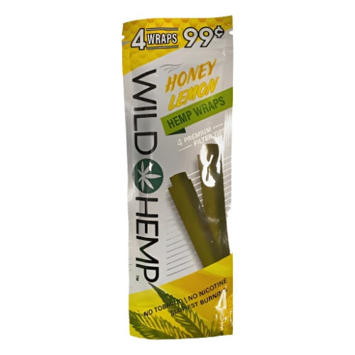 Wild Hemp Honey Lemon Wraps 4 pack