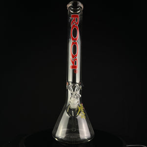 Roor 18" Red with White Lining Logo Beaker