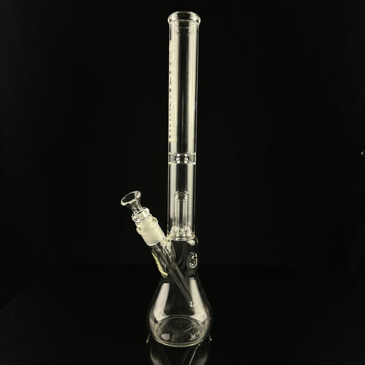 Governmint Glass Clear 5mm Thick Dome Perc Bell Bottom Water Pipe