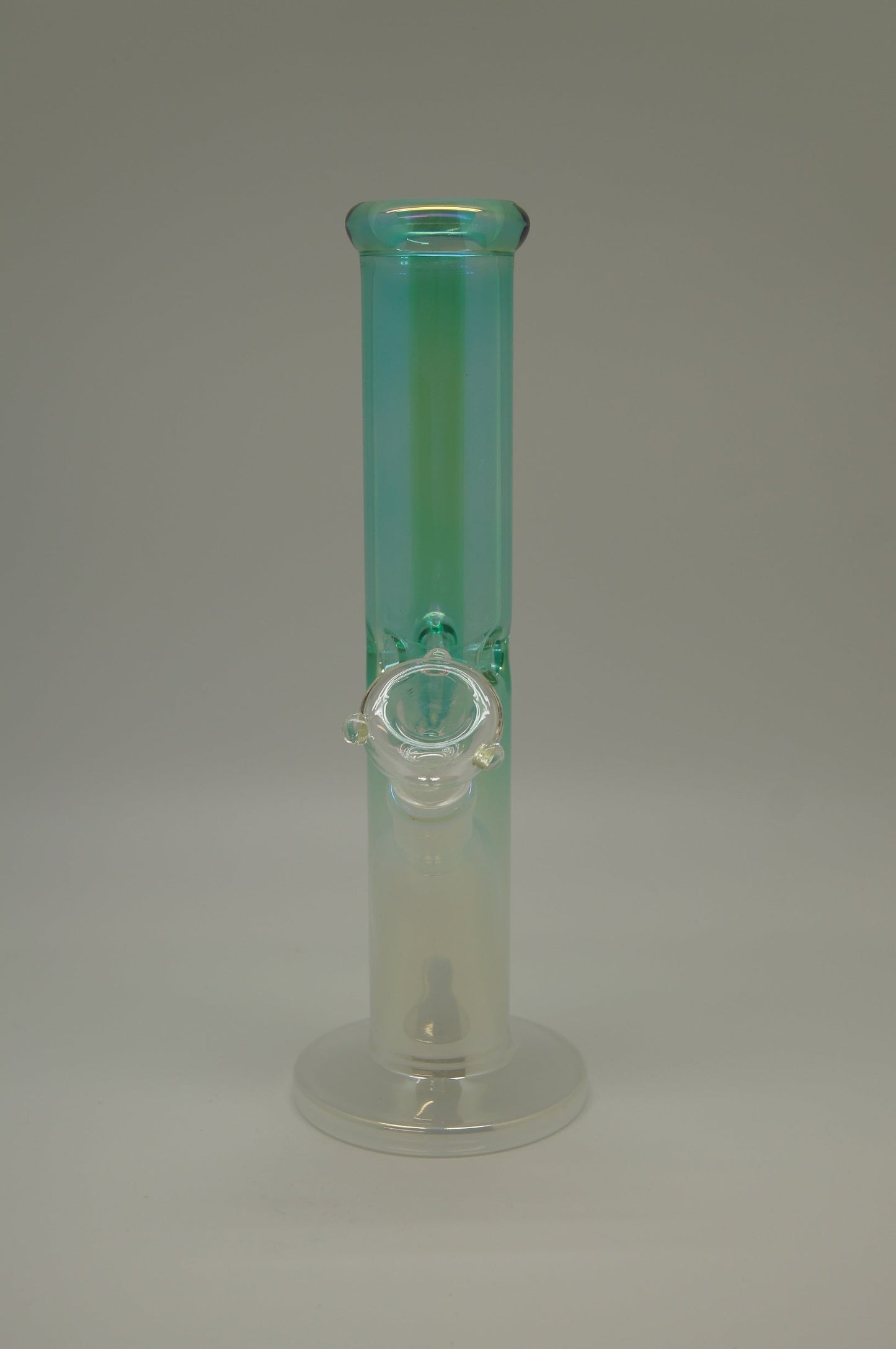 Iridescent Blue Pearl 12" Water Pipe