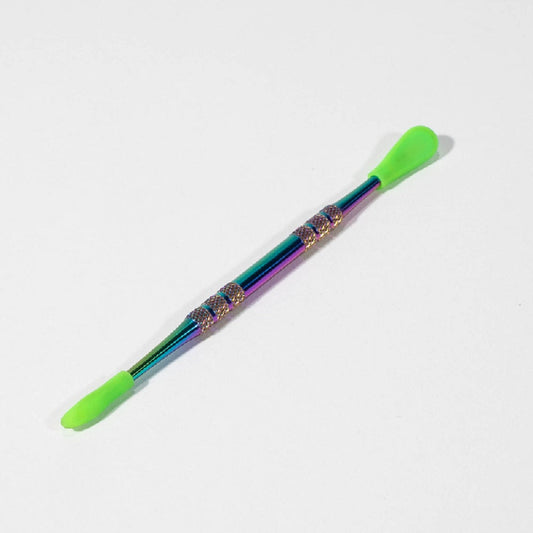Iridescent Silicone Tip Stainless Steel Dabber
