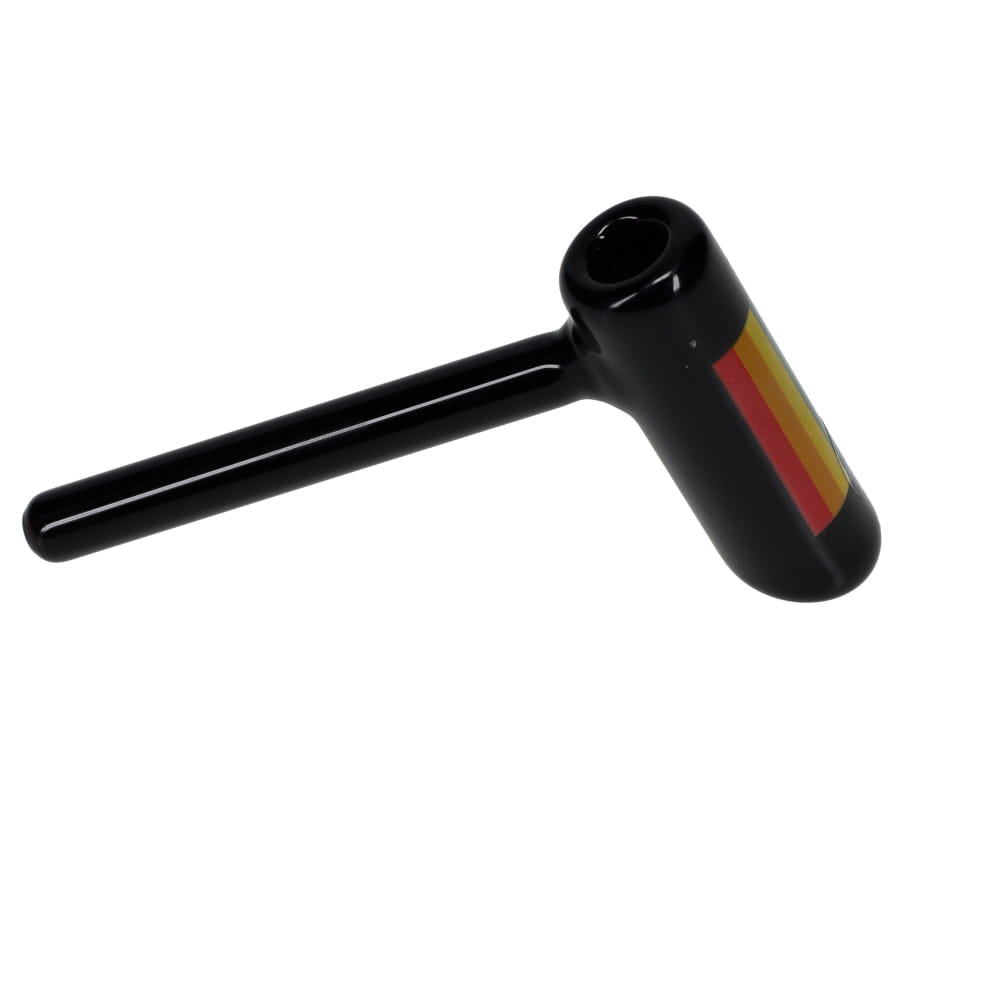 Jellyfish Glass Small Pride Bubbler - Black SALE