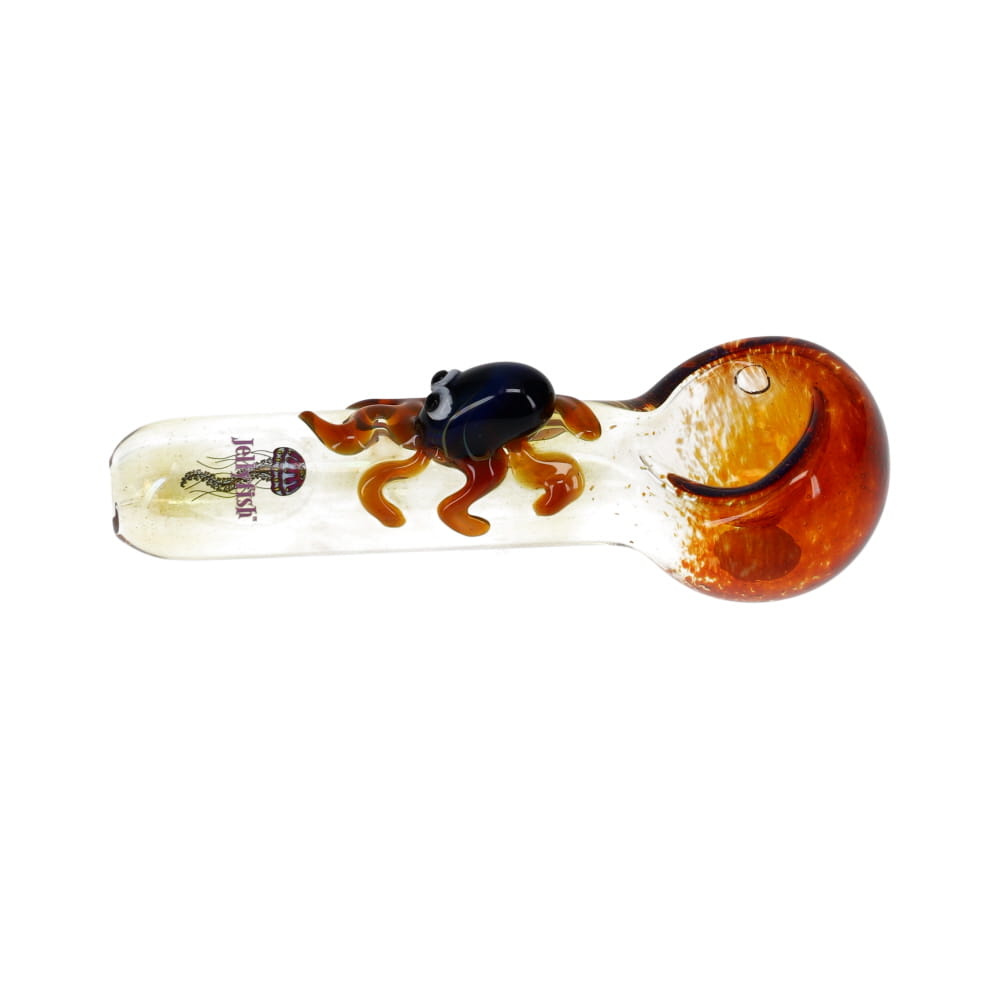 Jellyfish Glass Fume Octopus Spoon SALE