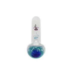 Jellyfish Glass Blue and White Frit Frosted Mini Spoon