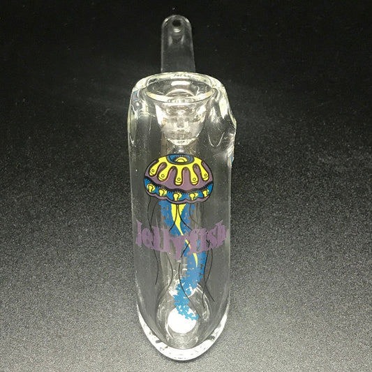 Jellyfish Glass Thick Hammer Bubbler