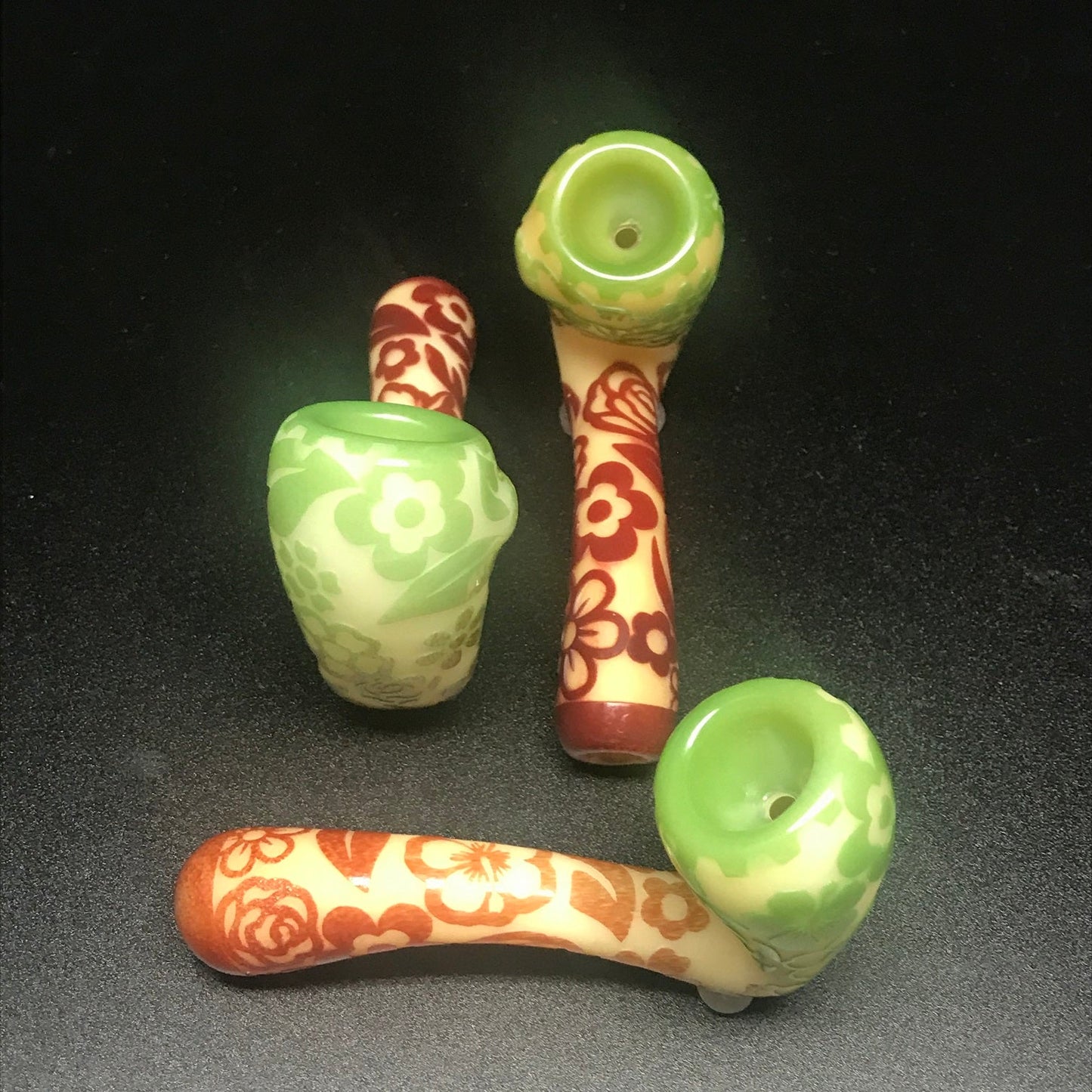 Joe Palmero Deep Carve Floral Pipe