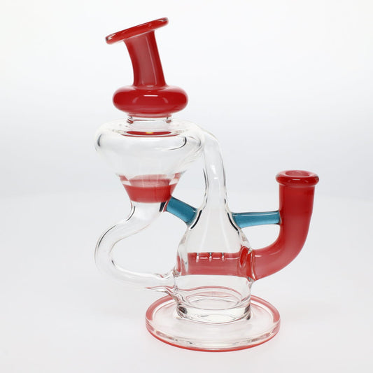 Julian J Glass Red Tube Recycler