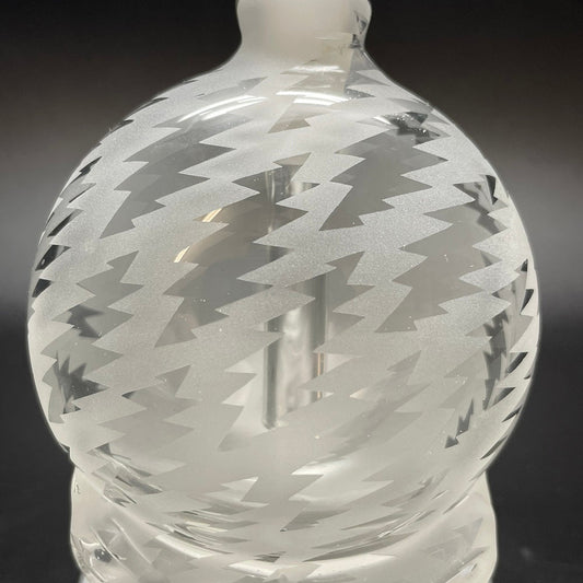 Paulie 2 Fingers Sandblasted Bolt All Over Print with Bumpy Neck Skull Bubbler #2