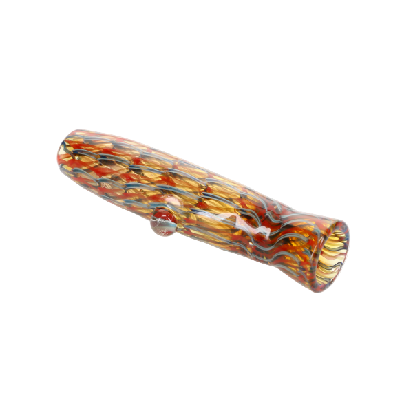 Key Glass Coil with Marble Chillum