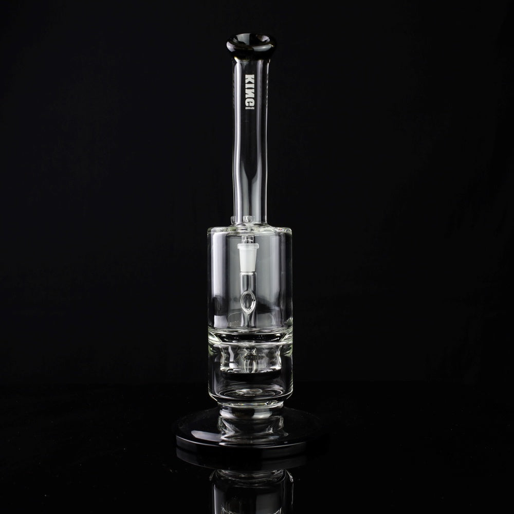 King Volcano 65mm Bent Neck with Recessed Honeycomb Perc and Color Wraps 12" Rig