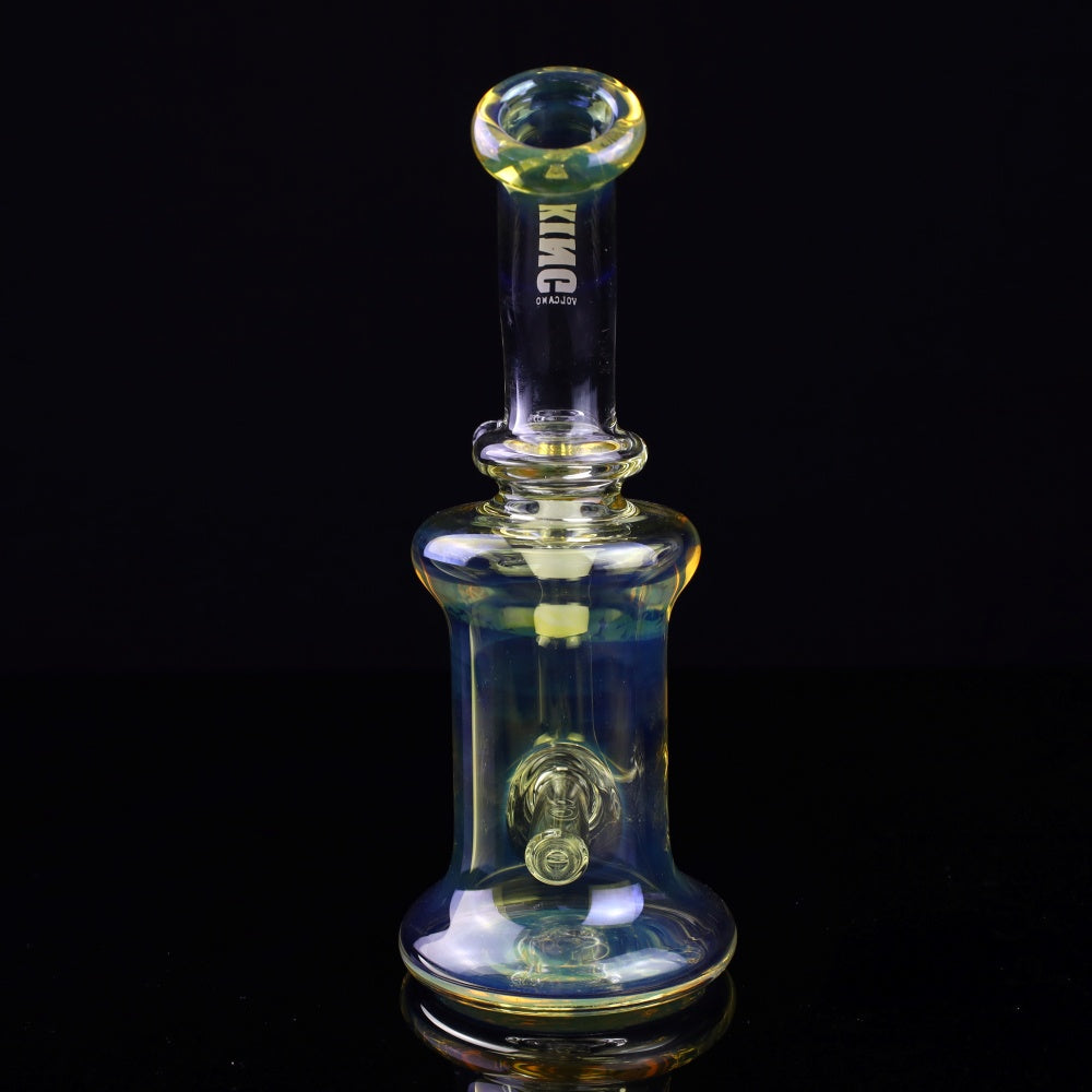 King Volcano 44mm Bent Neck Fume Inline 8" Rig