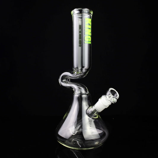 King Volcano 44mm Zig Zag Beaker 12"