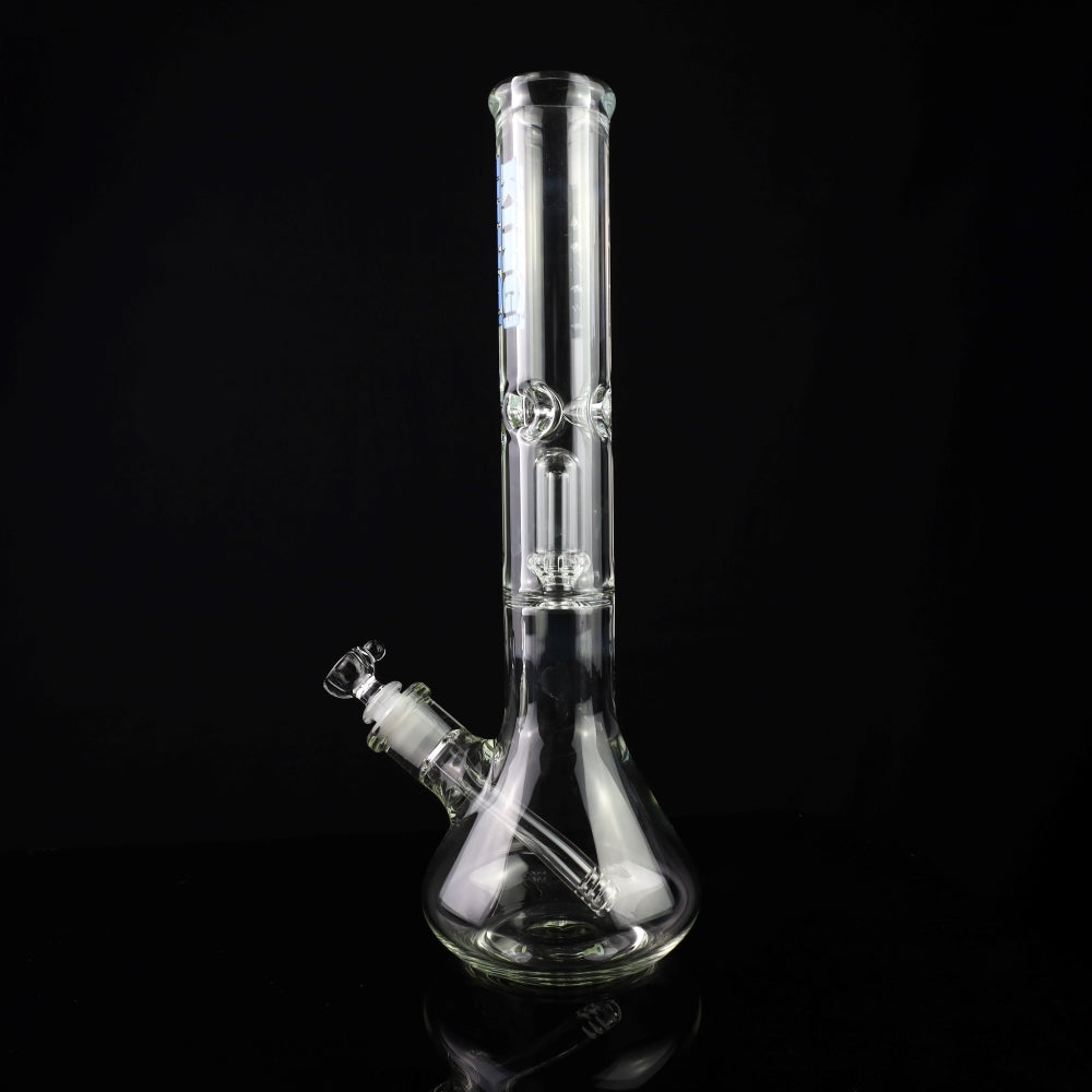 King Volcano 15” Clear Showerhead Perc 50mm Beaker - 9mm SALE