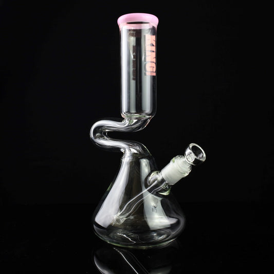 King Volcano 50mm Zig Zag Beaker with Color Wrap 12" SALE