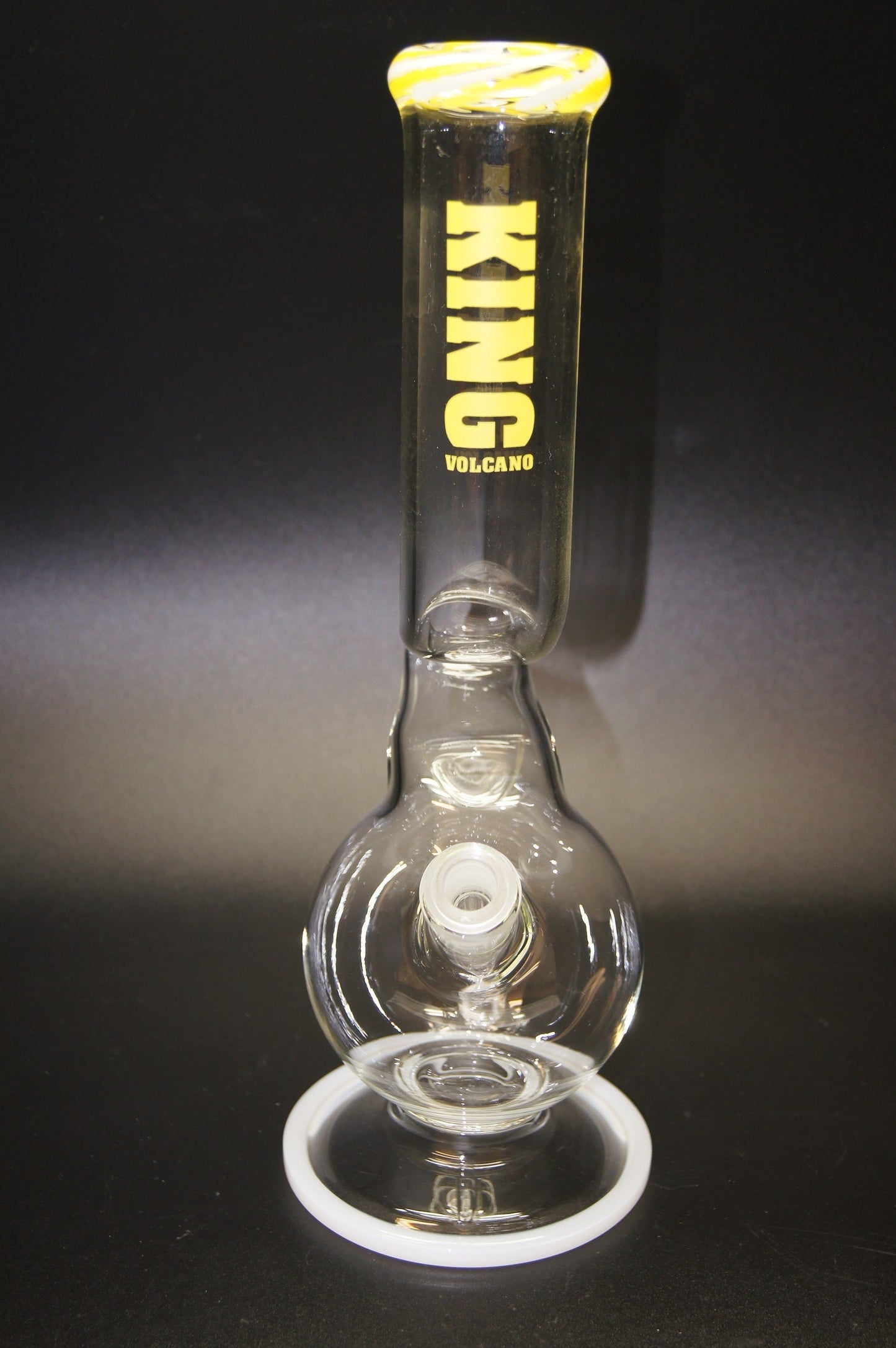 King Volcano Bubble Zig Zag 15" Water Pipe