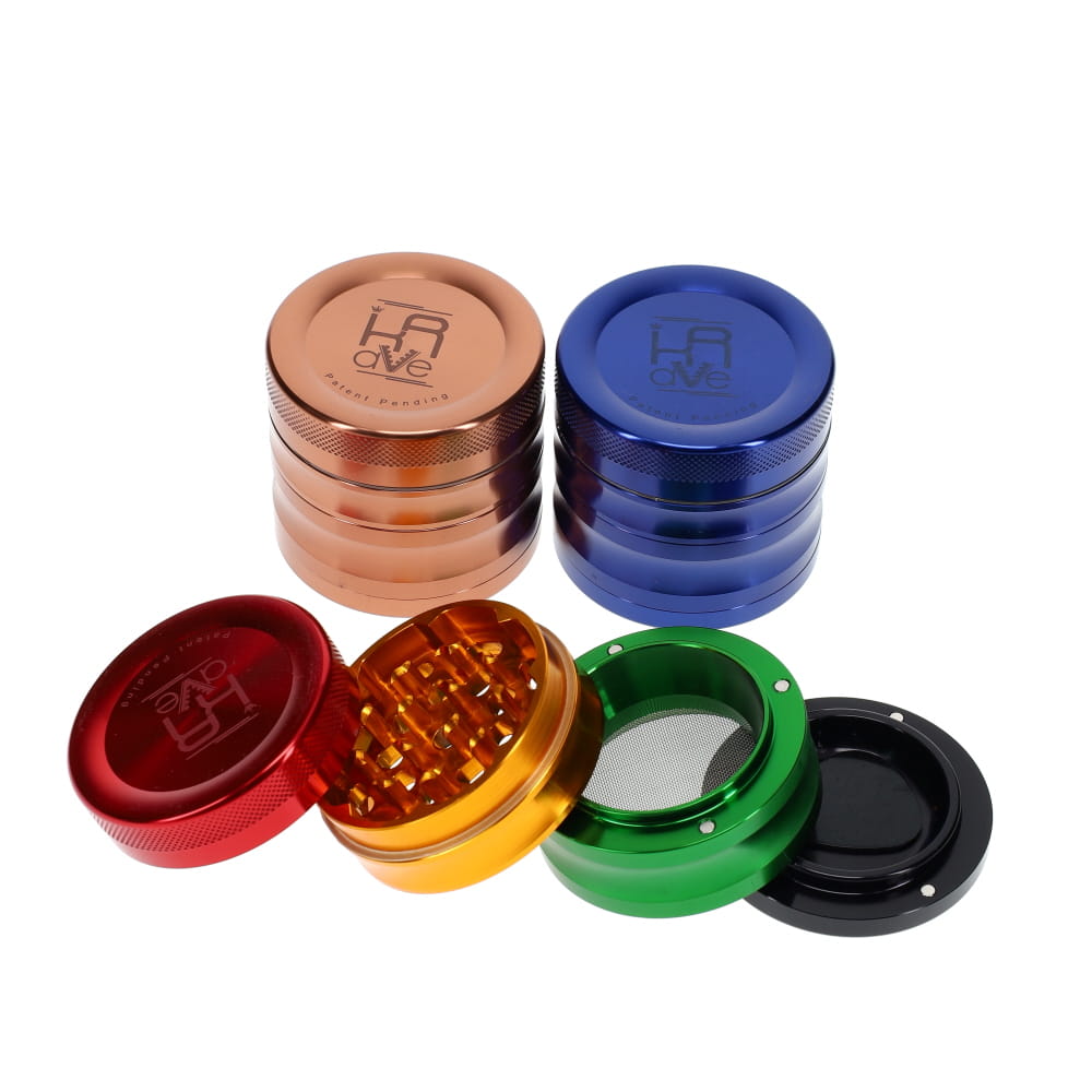 Krave Anodized 4 Piece 56mm Grinder