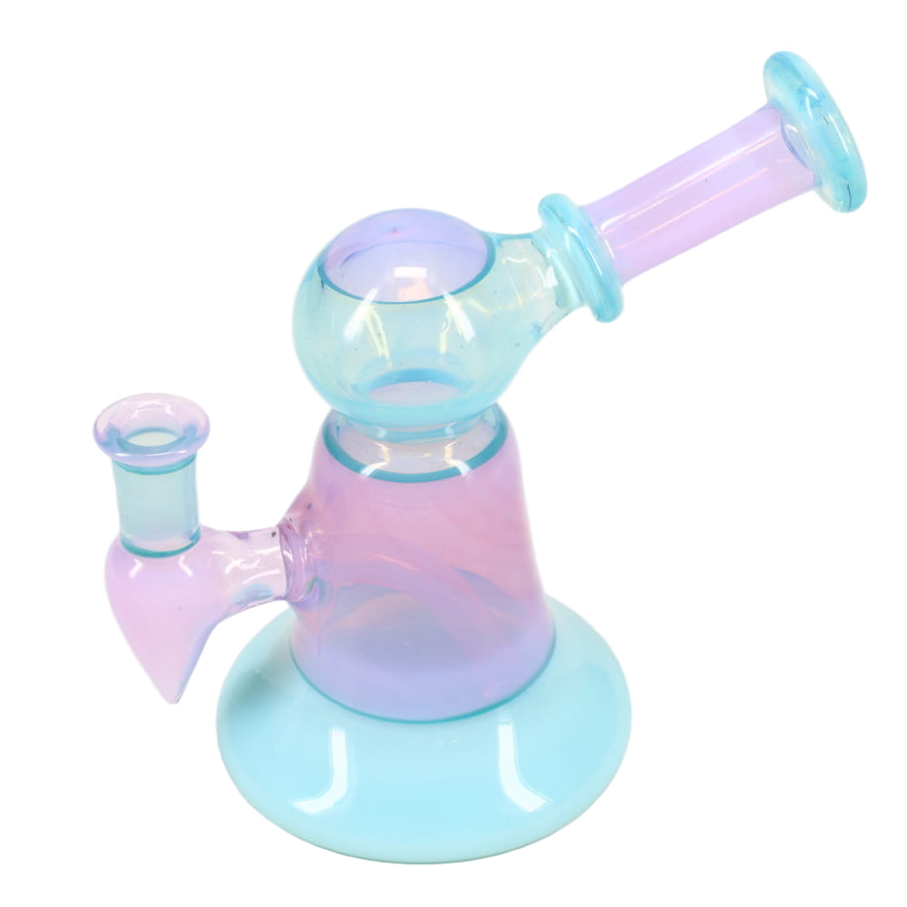 Kyle White Glass Rig - Blue & Purple