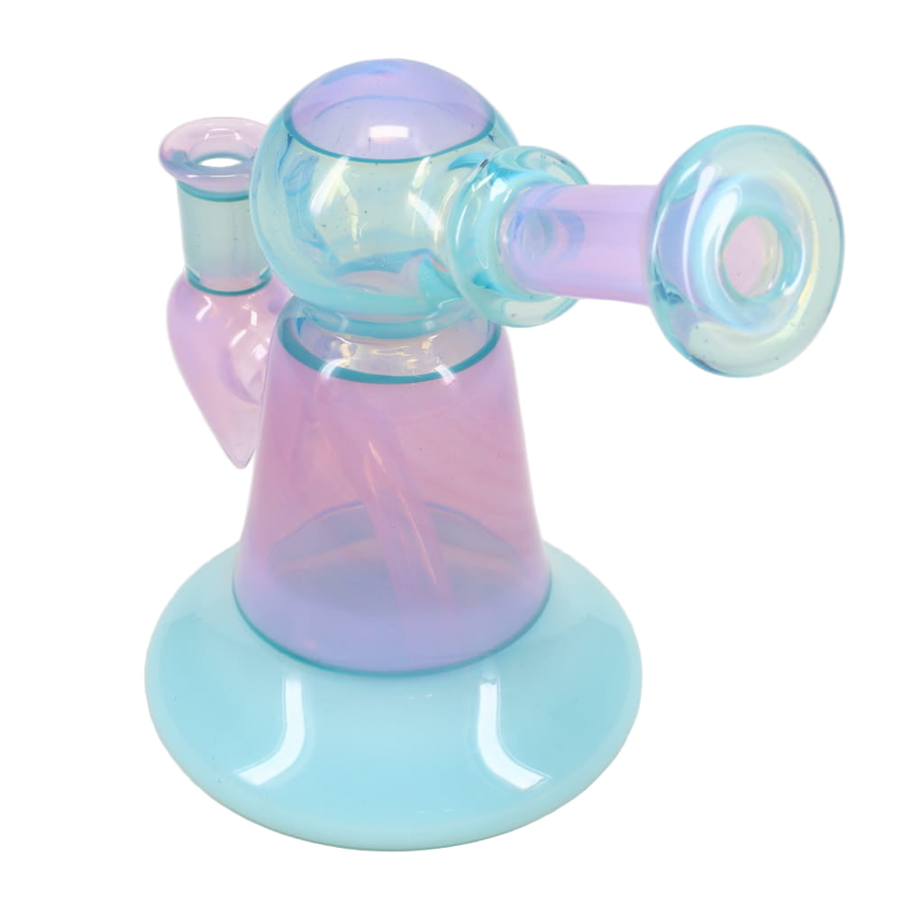 Kyle White Glass Rig - Blue & Purple