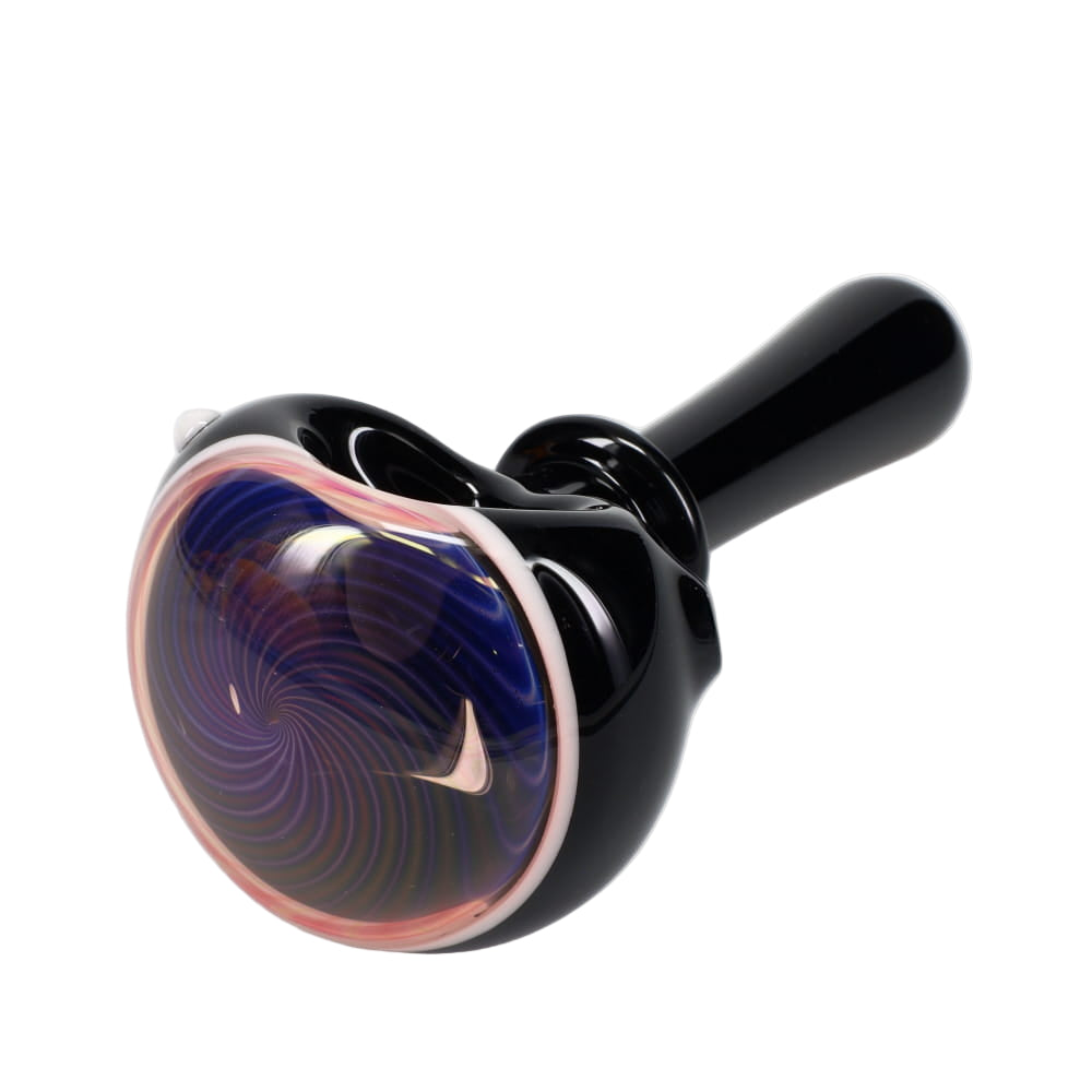 Kyle White Glass Color/Fume Portal Cap Spoon