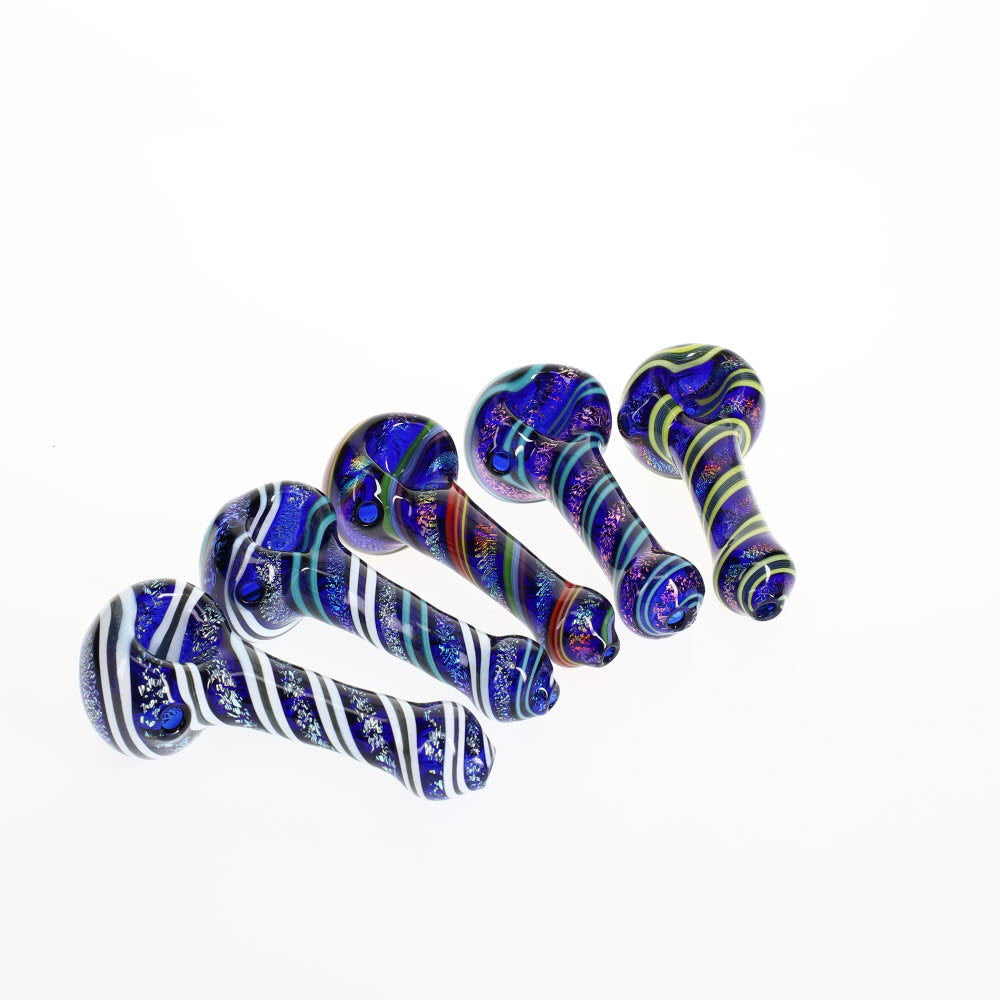 Labrat Glass Dichro Spiral Worked Pipe