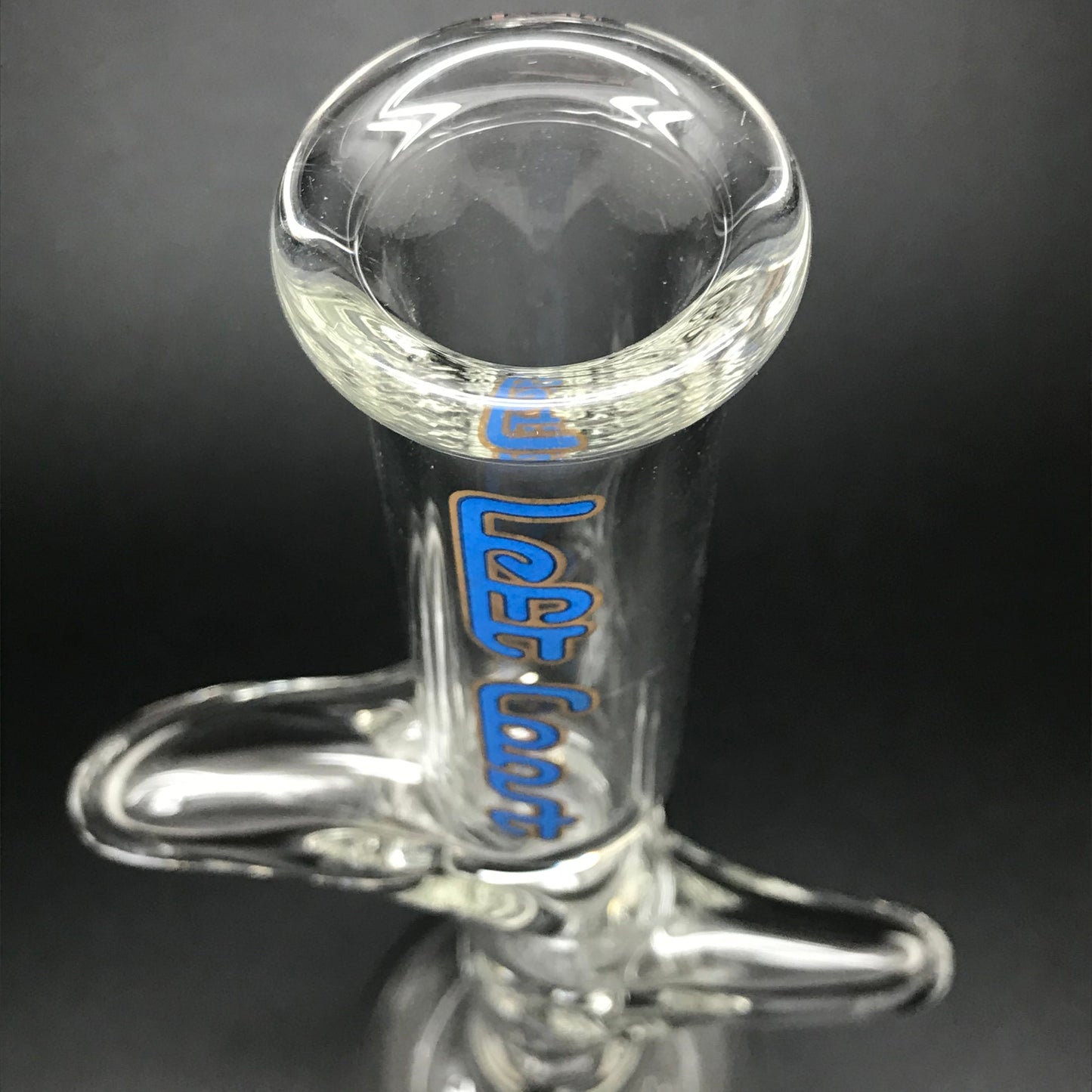 Left Coast Scientific Glass 12" Zig Zag Bubble